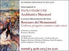 Paolo Marconi - Architetti e muratori